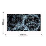 Geometric Formula Blackboard Mouse Pad