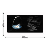 Geometric Formula Blackboard Mouse Pad