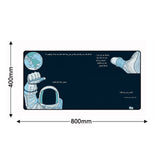 Geometric Formula Blackboard Mouse Pad
