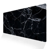 Black White Gaming Mouse Pad