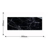 Black White Gaming Mouse Pad