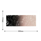 Black White Gaming Mouse Pad
